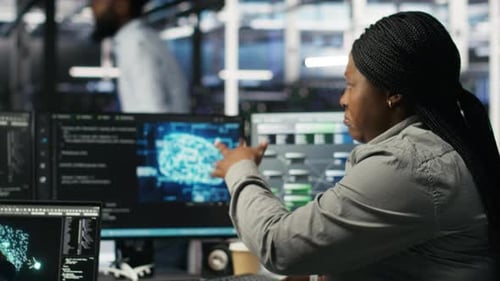 Data Center Engineering Team Deploying AI Solutions Optimizing Gear