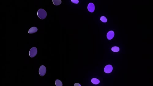Purple Circle Wave Animation