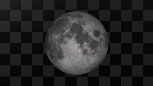 Mond, Planet, animiert