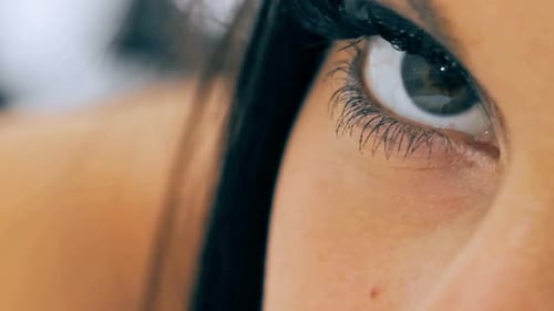 Extreme Close-Up of a Woman's Beautiful Eye