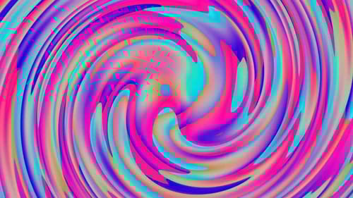 Abstract twirl rainbow color liquid background Vd1464