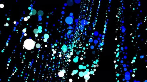 Abstract Colorful Particles Background Loop V4