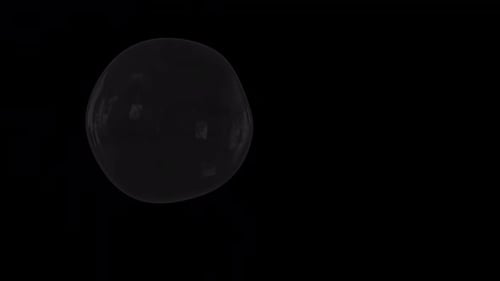 Abstract Liquid Orb Dissolve Animation