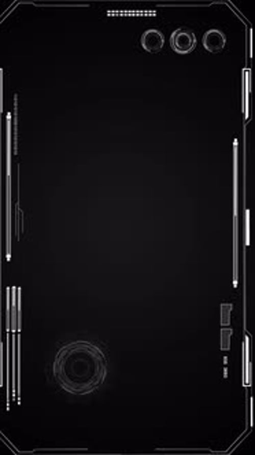 Moldura de tela holográfica hud ui gui futuro sistema de tela futurista fundo de design virtual. scien