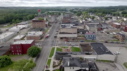 Jackson, Ohio downtown.