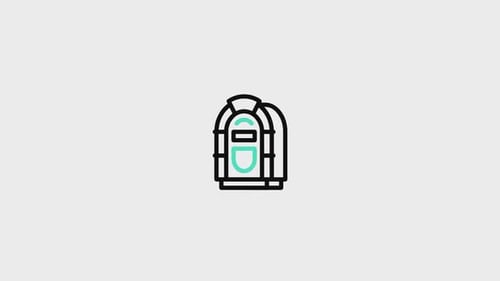 Animiertes Jukebox-Symbol