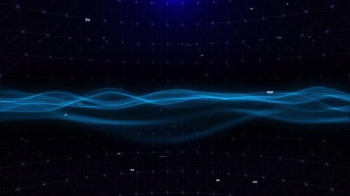 Digital Technology Background Geometric Cyberspace Tunnel Universe Stardust Cyber Futuristic