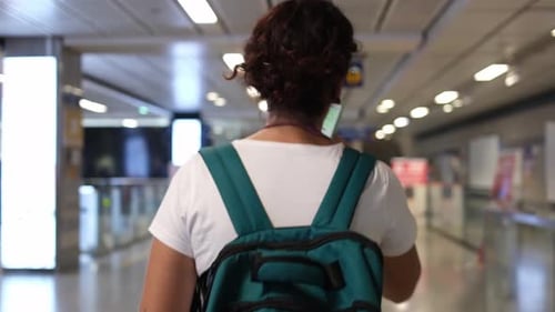 Exploring Bangkok Subway Station with Travelers in Motion