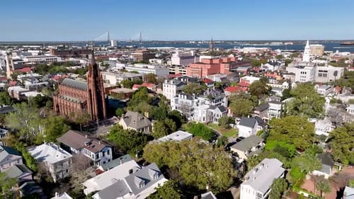 Charleston SC South Carolina Downtown Skyline