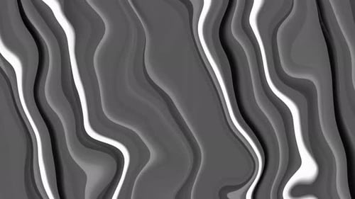Seamless Abstract Organic Flowing Waves Motion Background
