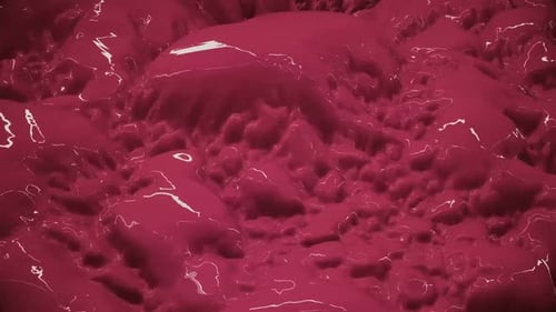 Dynamic Abstract Red Fluid Liquid Motion Background