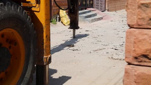 chaussée robuste pour les travaux de jour