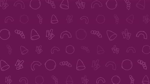 Geometrisches Muster, abstrakte Formen, minimalistische Linien, nahtloser Hintergrund, lila Abbildung