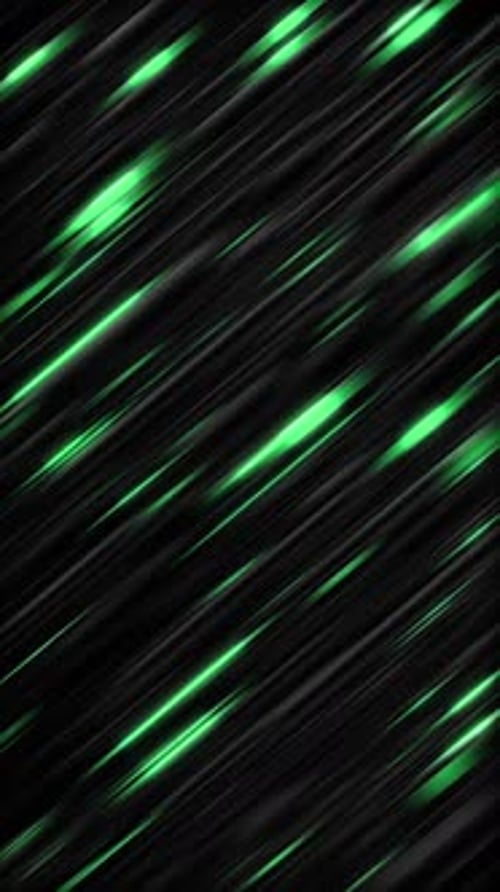 Green On Black Light Lines