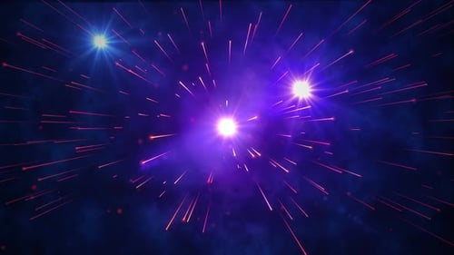 Space Star Speed Abstract Tunnel