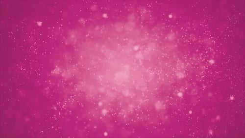 Pink Glittering Particles Animation Loop