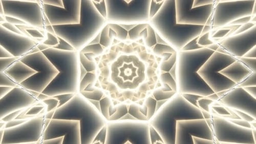 Kaleidoscopic Starburst Background