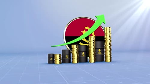 Angola Oil Revenue Growth Energy Market Finance & Economic Data Infographics