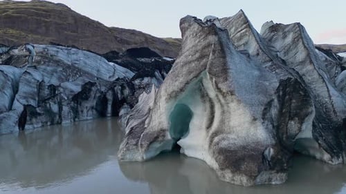 Aerial View Of Skaftafell Glacier The Largest Glacier In Iceland