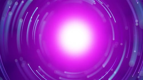 Fond de particules rotatives rose vif violet