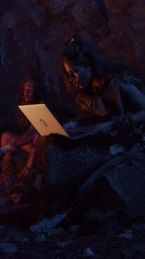 Exploring the Intersection of Modern Technology Amidst Primitive Settings and Landscapes