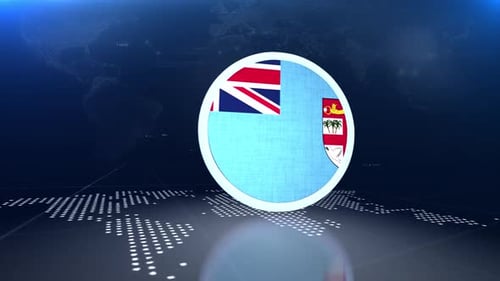 3D Geometric Chevron Transition and Spinning Circle Reveal