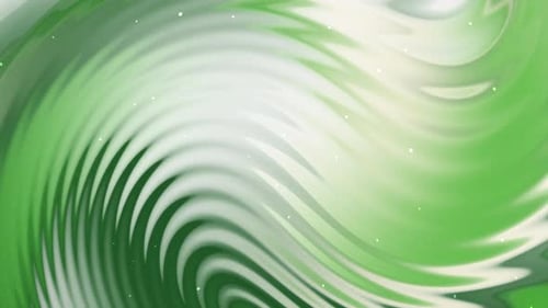 Swirling Abstract Pattern Featuring Shades Of Green And White