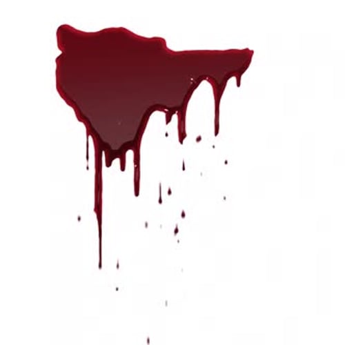 Fluid Red Blood Drips Animation