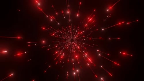 Red Moving Glitter Background Vj Loop In 4K