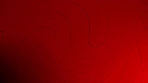 Abstract Red Background with Organic Swirling Lines