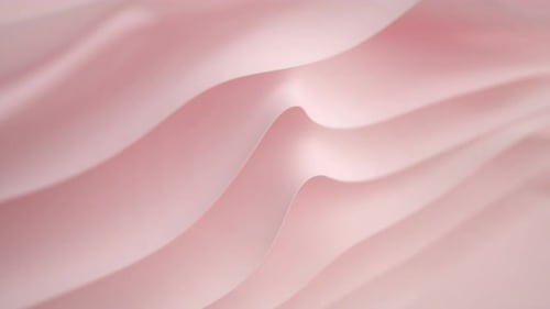 Abstract Flowing Waves in Soft Pink