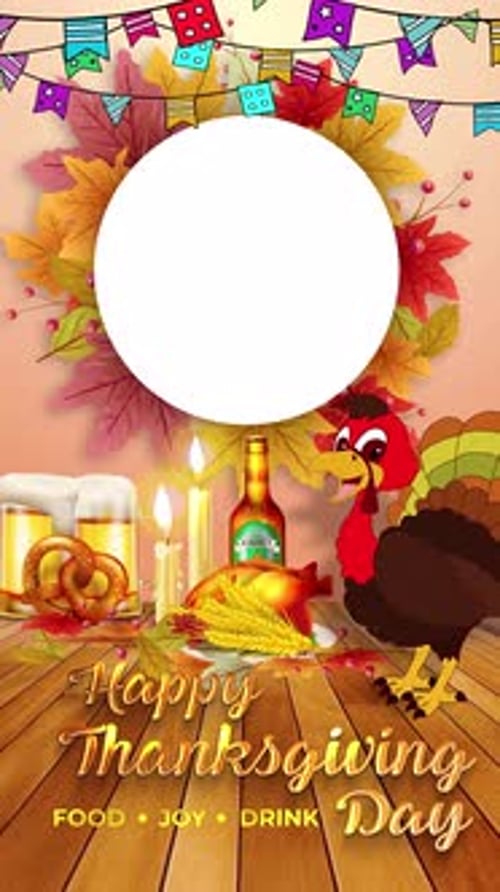 Thanksgiving Decorative Celebration Image Reveal