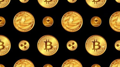 Hintergrundschleife für Kryptowährungen