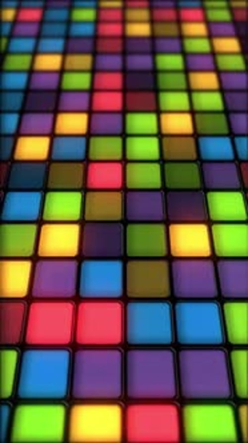 Fond Disco de piste de danse LED coloré