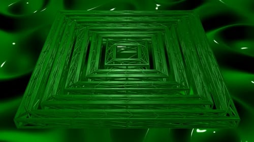 Green Background with Shape and Plasma, Exclusive, 3D Render, Reflection, Unique Design