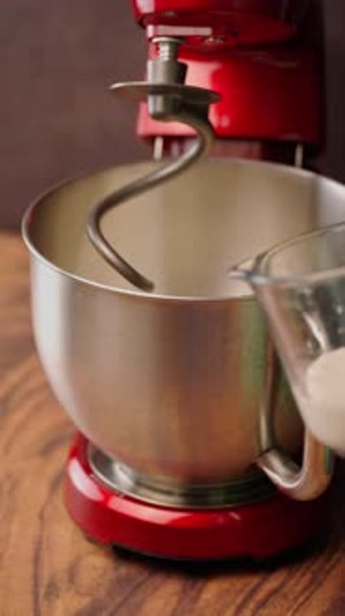 Mixing Bread Dough in a Stand Mixer