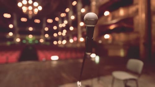 Subtle Animated Bokeh Light Background