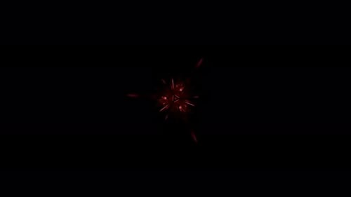 Colorful Strobe Lights Create a Futuristic Abstract VJ Loop