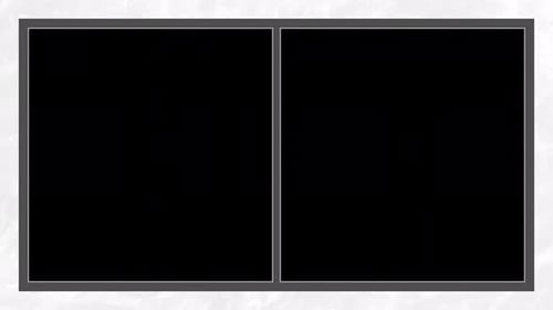 Collection Game Time : vue en écran partagé de deux cartes noires avec une bordure grise pour la diffusion du football