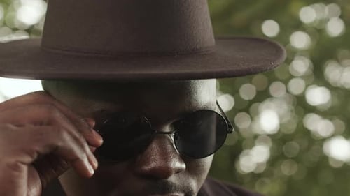Black Man Grieving at Funerals