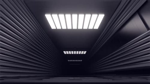 3D Dark Underground Tunnel