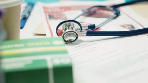 Empty Office in a Private Clinic Designed with x Ray Machine and Modern Tools