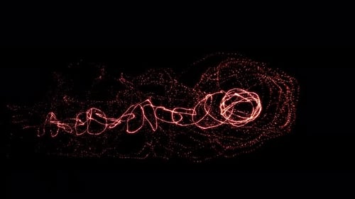 Dynamic Glowing Particle Reveal Animation