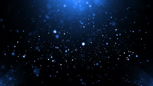 Blue Particles Background Loop