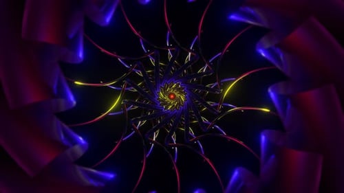 Imágenes futuristas surrealistas en un hipnótico, alucinante y parpadeante VJ Loop