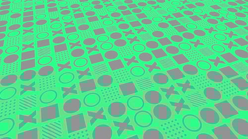 Repeating Pattern of Geometric Shapes Abstract Background