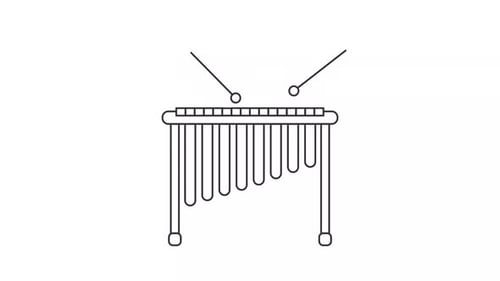 Animated marimba icon