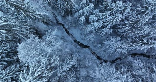 Cinematic drone shot of breathtaking landscape
