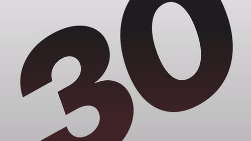 40-Sekunden-Countdown-Uhr, Animationsschleife, V10