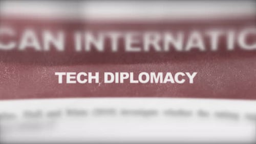 Animated Text Highlight for Tech Diplomacy